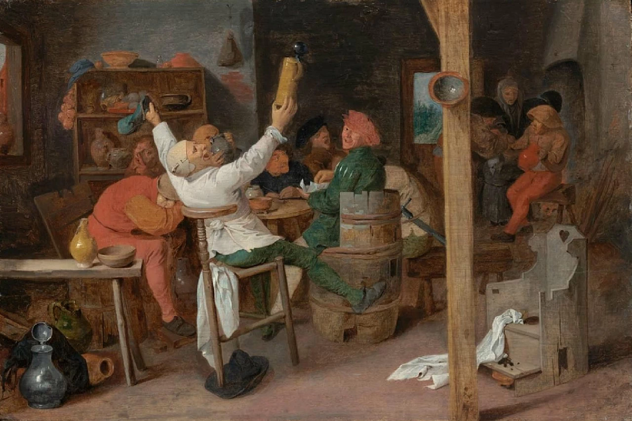 Contadini che bevono inuna locanda - Museum of Fine Arts Boston